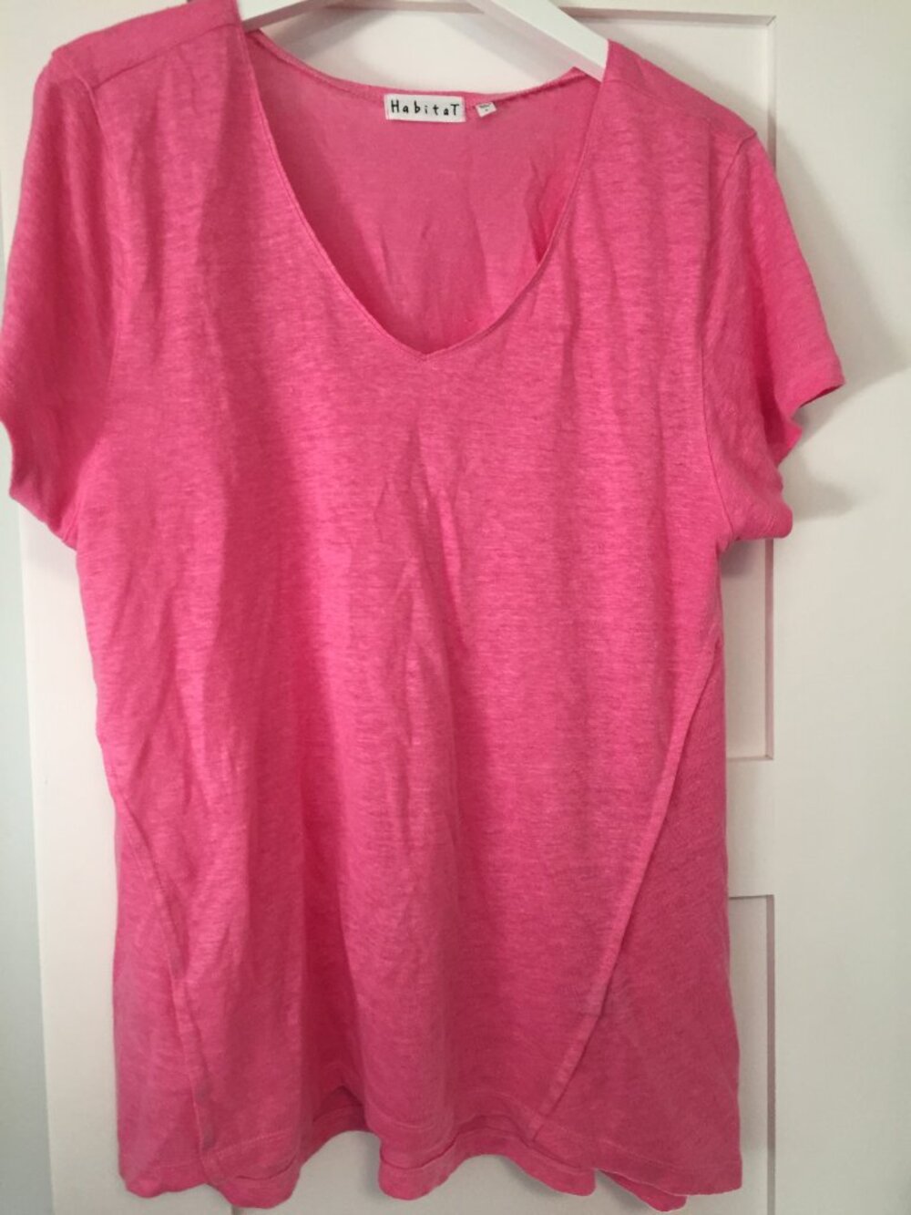 Habitat Pink Linen Tee